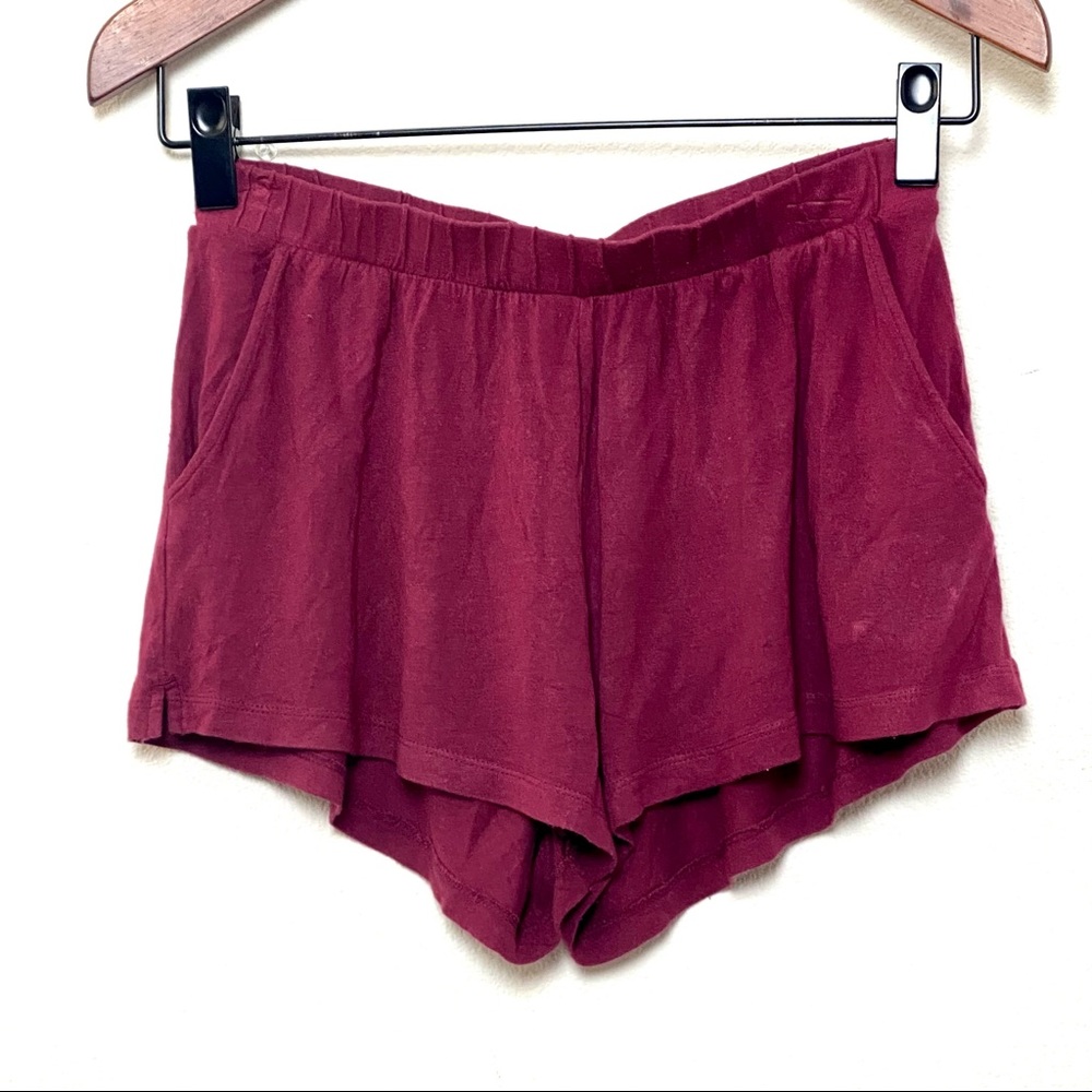 Raspberry H&M High Rise Lounge Shorts-  S (EUC)